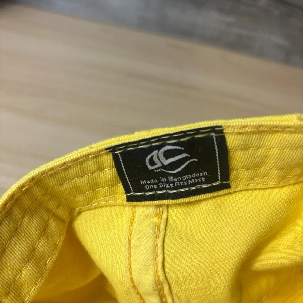 Degelman Hat Cap Strap Back Yellow Adjustable